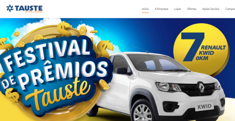 Festival de Prêmios Tauste recebe cupons até segunda; são sete carros e mais