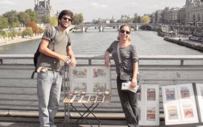 Cissa Guimarães e Rafael Mascarenhas em viagem%2C em Paris