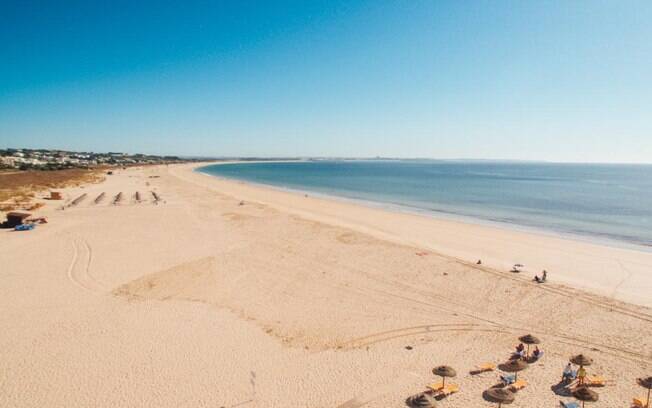 Foto aérea da Meia Praia