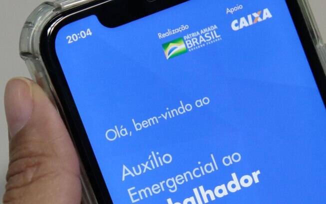 Aplicativo de celular da caixa