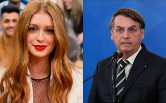 Marina Ruy Barbosa e Bolsonaro