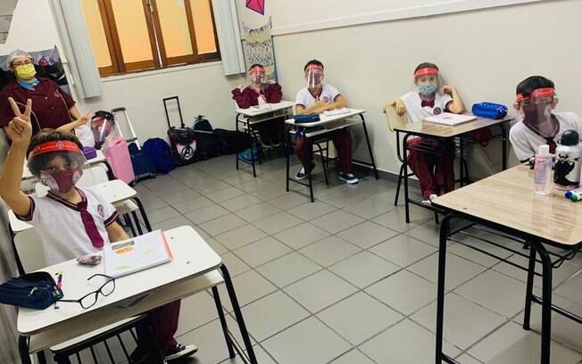 Alunos em Manaus