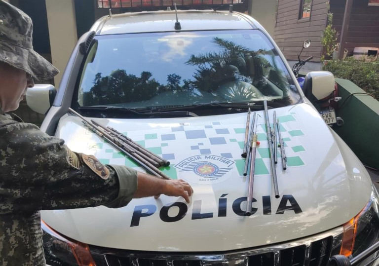 Pesca irregular na represa Cascata tem advertências e varas apreendidas