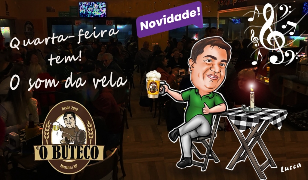 O Buteco Esmeralda lança quartas com Som da Vela e vários estilos de música