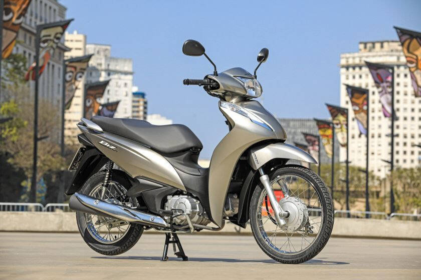 Honda Biz 125 e Biz 110i 2022. Foto: Divulgação