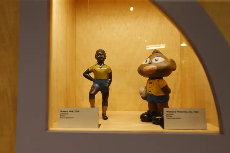 São Paulo SP 11/10/2023 . Museu do Futebol  inaugura a nova exposição temporária 