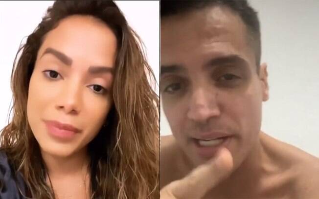 Anitta e Leo Dias