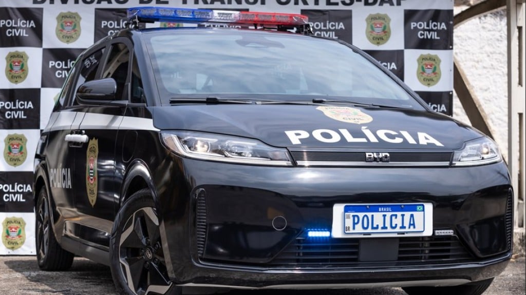 BYD cede modelo elétrico à Polícia Civil paulista