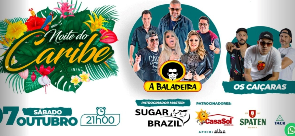 Noite do Caribe no Yara Clube terá duas bandas e megaestrutura; ingressos à venda