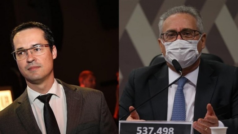 Renan Calheiros e Dallagnol discutem nas redes sociais: "Pivete"