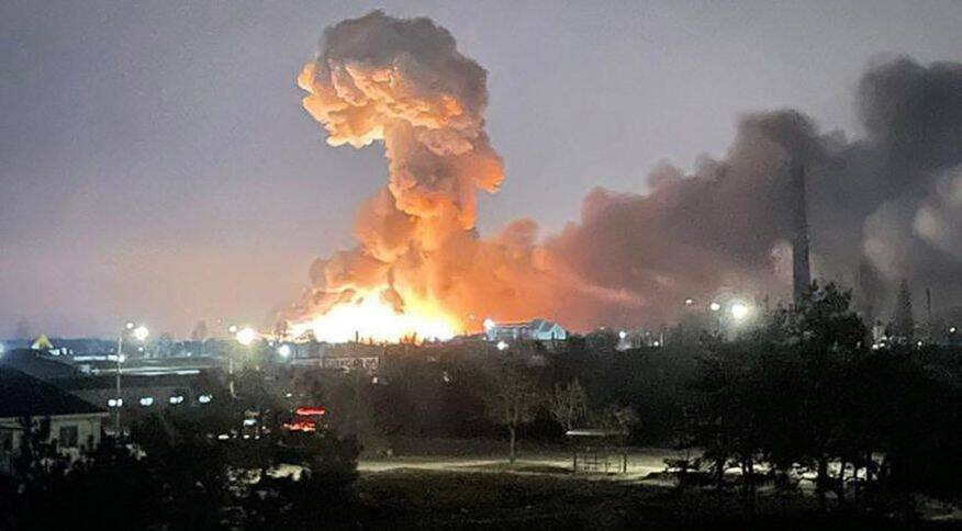 Ataque da Rússia na Ucrânia. Foto: Reprodução