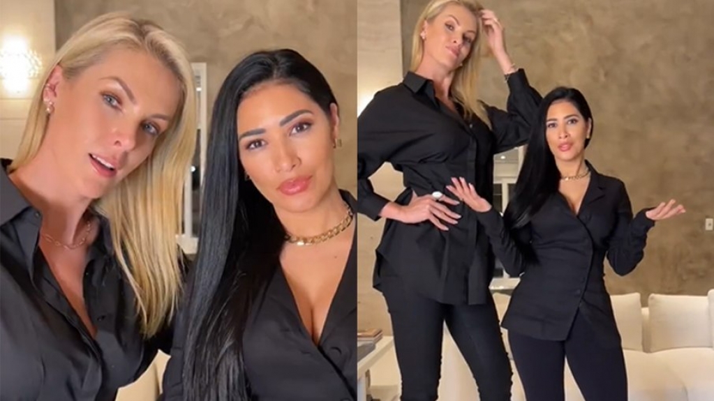 Ana Hickmann mostra diferença de altura com Simaria: "Sem feitos especiais" Ana Hickmann mostra diferença de altura com Simaria: "Sem feitos especiais"