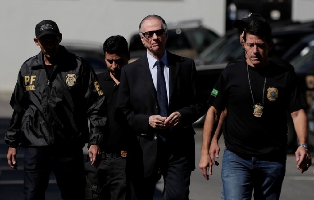 Presidente do Comitê Olímpico Brasileiro, Carlos Nuzman, preso pela PF – Reprodução G1