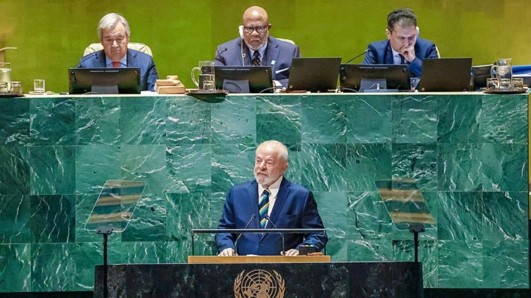 Reprodução: Ricardo Stuckert Presidente Luiz Inácio Lula da Silva na ONU