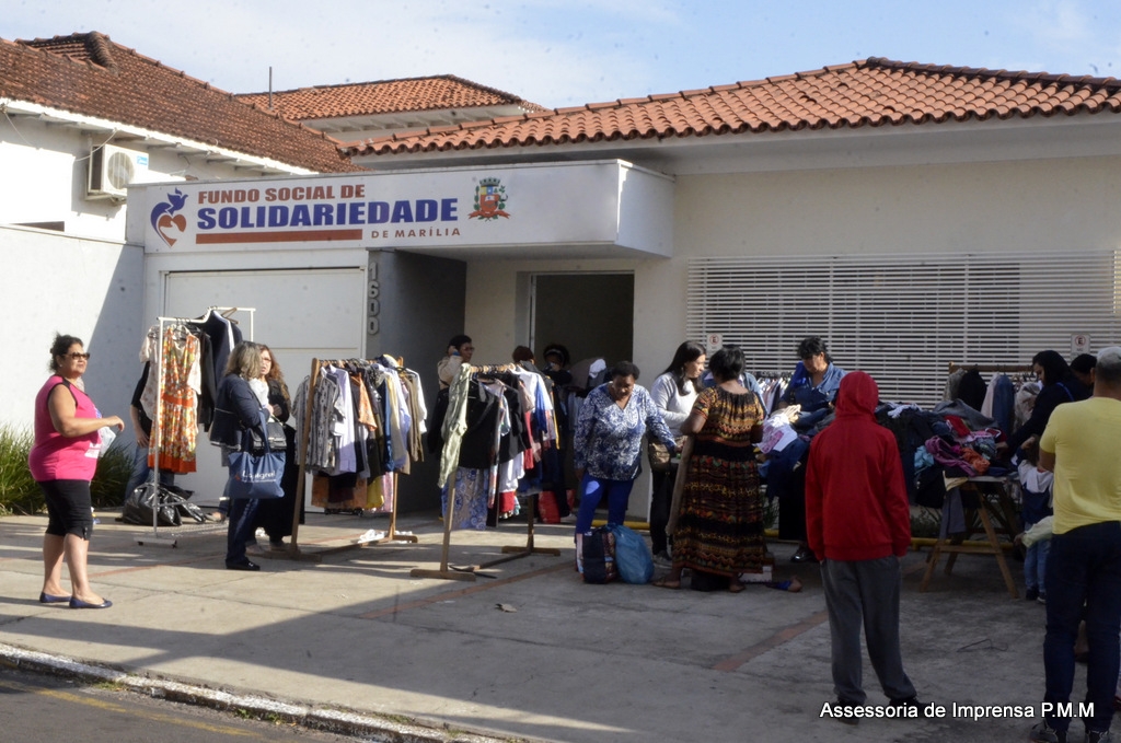 Fundo Social abre Bazar Solidário em Marília