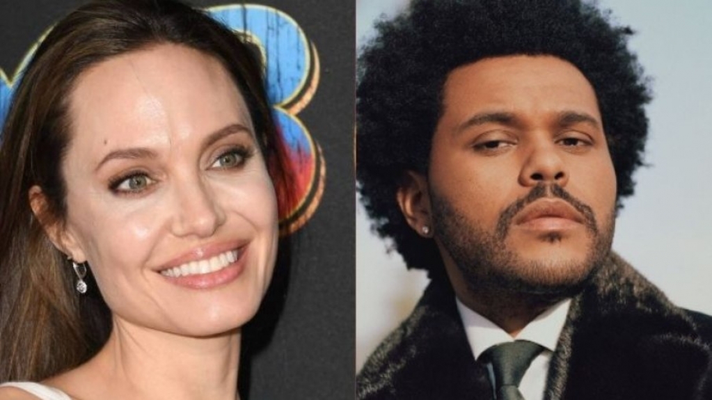 The Weeknd e Angelina Jolie são vistos juntos e aumentam rumores de relação