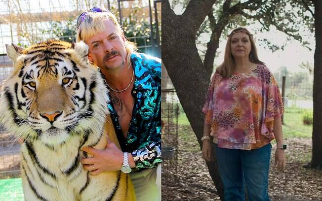 Joe Exotic e Carole Baskin