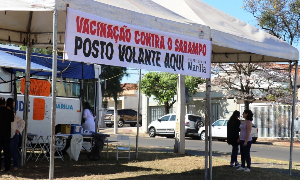 Marília chega a sete casos de sarampo e muda posto volante da zona leste Marília chega a sete casos de sarampo e muda posto volante da zona leste
