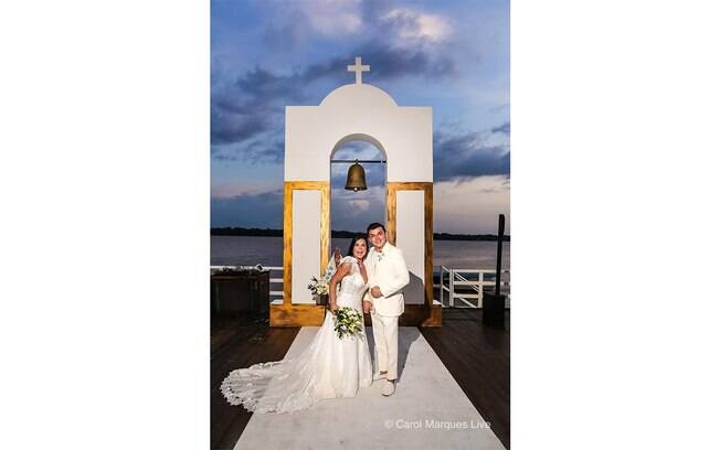 casamento da Gretchen com Esdras de Souza