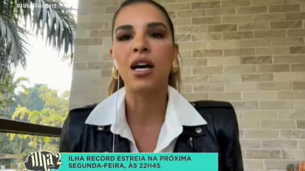 Mariana Rios elogia clima do 'Ilha Record 2' e alfineta: 'Isso é raro'