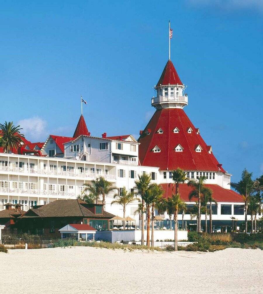 Hotel del Coronado, em San Diego. Foto: TripAdvisor