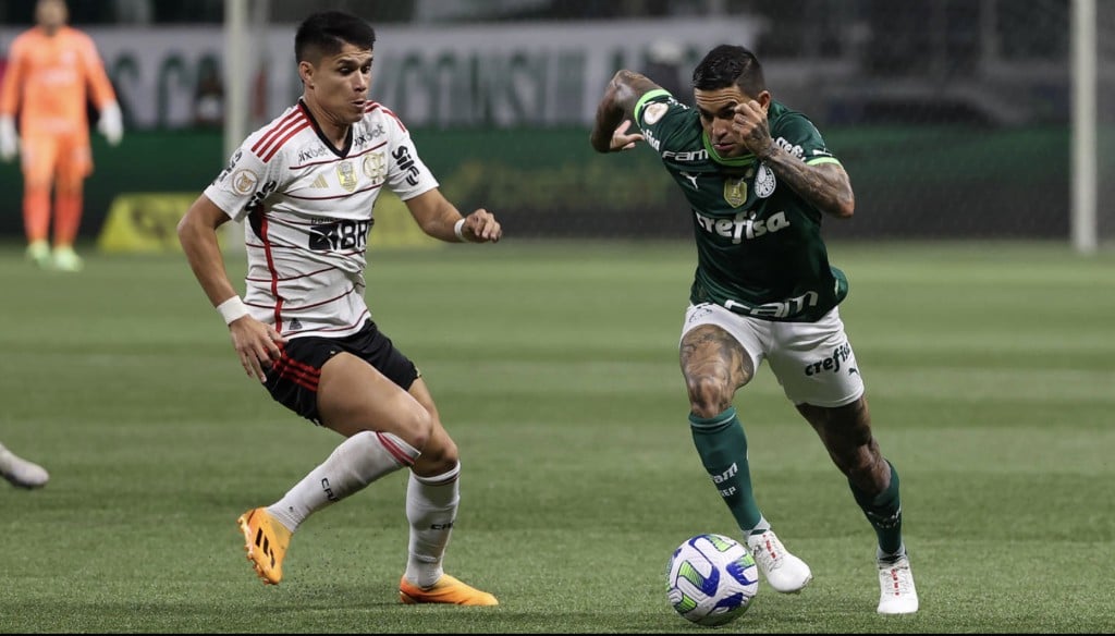 Palmeiras e Flamengo empatam por 1 a 1 no Allianz Parque