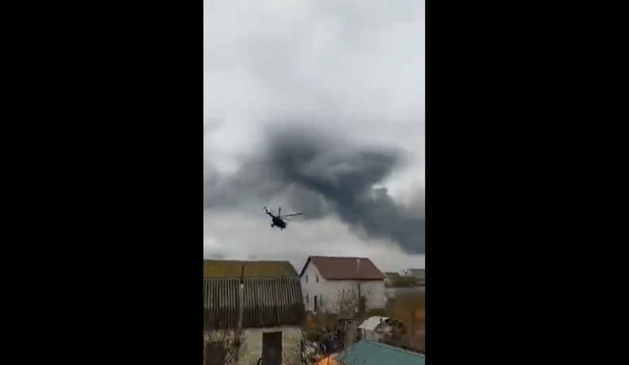 Ataque da Rússia à Ucrânia. Foto: Reprodução / Redes Sociais