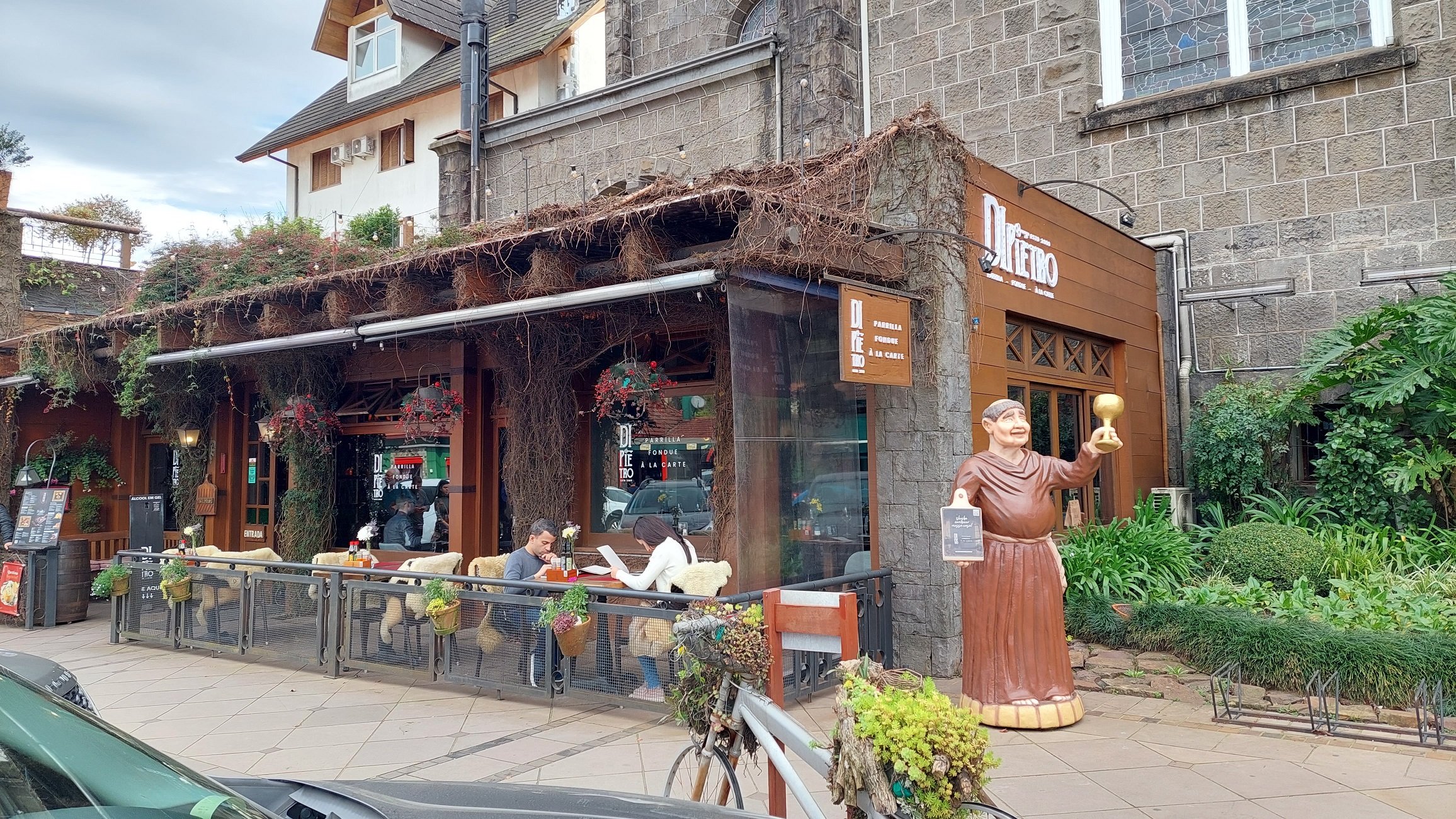 Fachada do restaurante Di Pietro, em Gramado (RS). Foto: Dimítria Coutinho/Portal iG