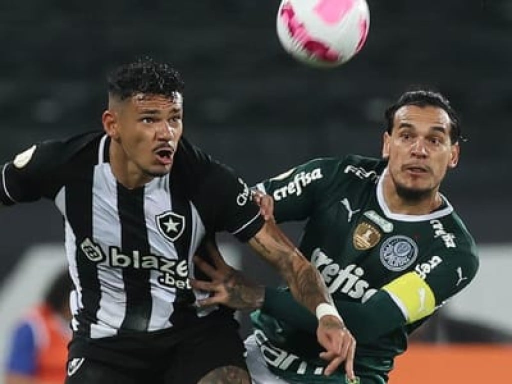 Botafogo vence o Palmeiras e dispara na liderança do Brasileirão