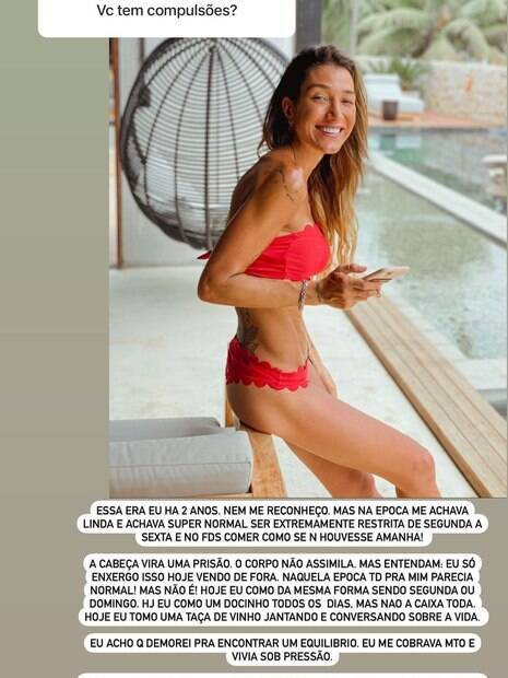 Gabriela Pugliesi mostra antes e depois