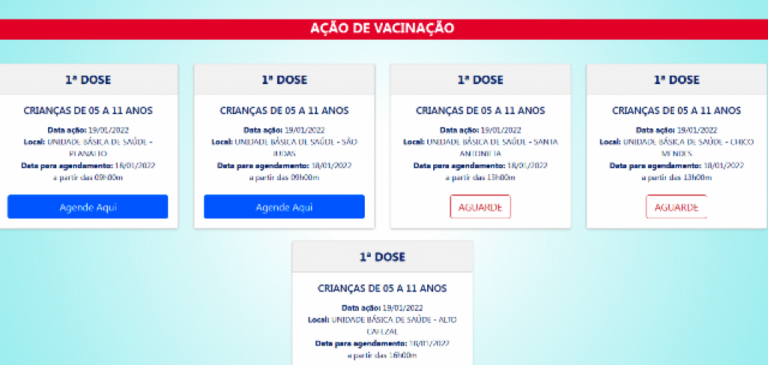 Cadastro para vacina de crianças com comorbidades começa com sobra de vagas em Marília