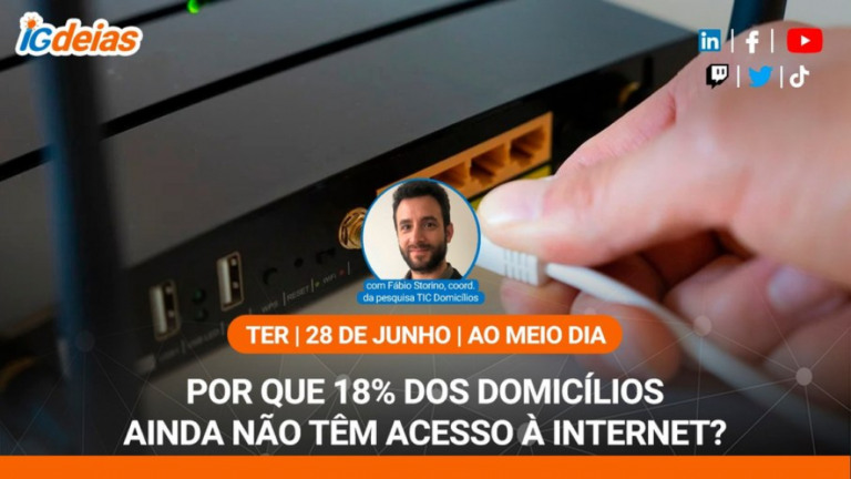 Por que 18% dos domicílios não têm acesso à internet? iGdeias debate