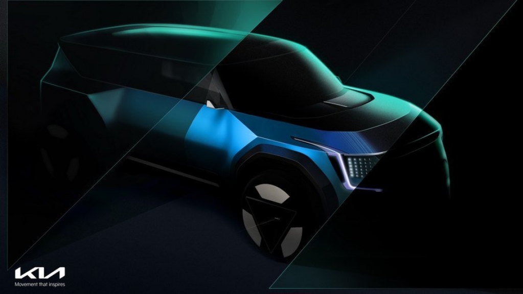 Kia mostra teaser de seu conceito de SUV 100% elétrico EV9