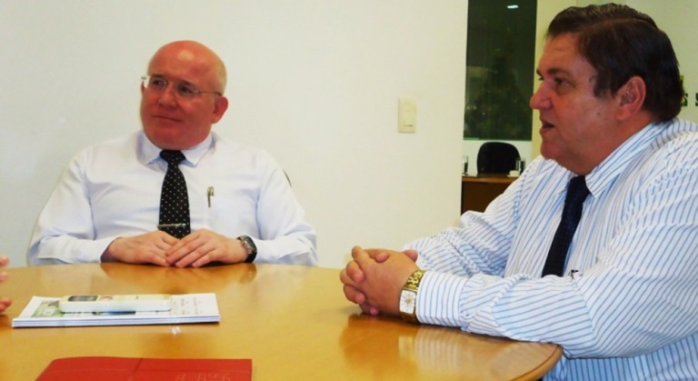 José Augusto Gomes e Libânio Nunes Oliveira, da Acim – Divulgação