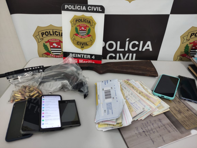 Polícia faz buscas em Marília e Oriente e apreende armas; suspeitos pagam fiança e saem
