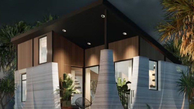Emanuelly Fernandes Arquitetos criam casa impressa em 3D resistente a inundações