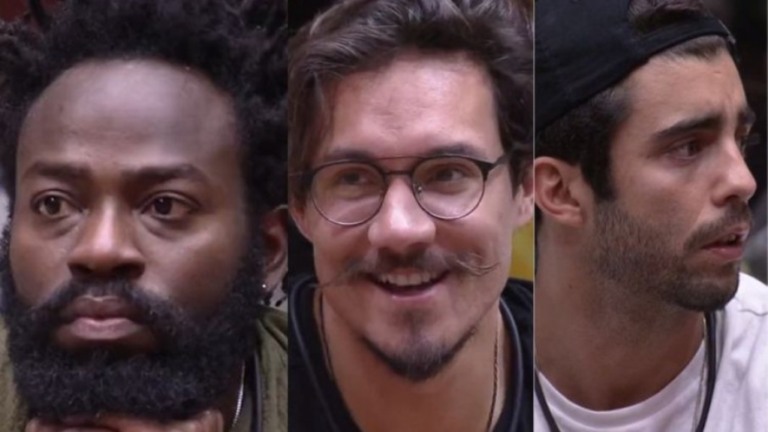 'BBB 22': Douglas Silva, Eliezer e Pedro Scooby estão no paredão