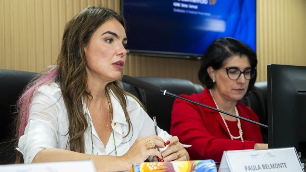 Yumi Kuwano Câmara de Empreendedoras e deputada Paula Belmonte discutem ações de qualificação para negócios