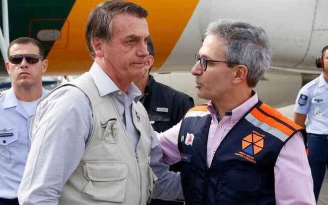 Jair Bolsonaro visitará Belo Horizonte a convite do governador de Minas Gerais, Romeu Zema