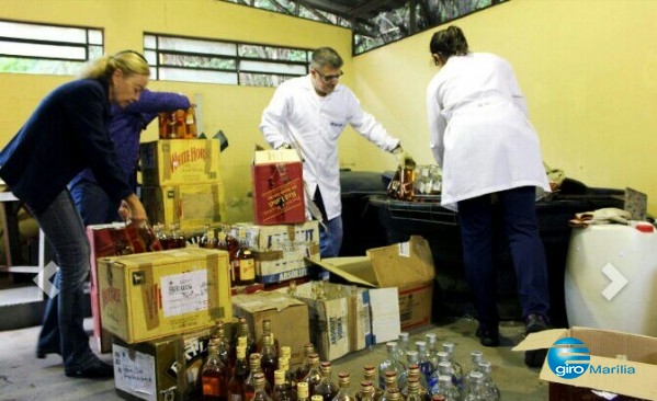 Unimar transforma bebidas alcoólicas apreendidas em álcool combustível, álcool gel ou saneantes – Divulgação.