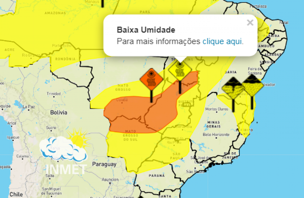 Meteorologia alerta baixa umidade em Marília e região; veja previsões