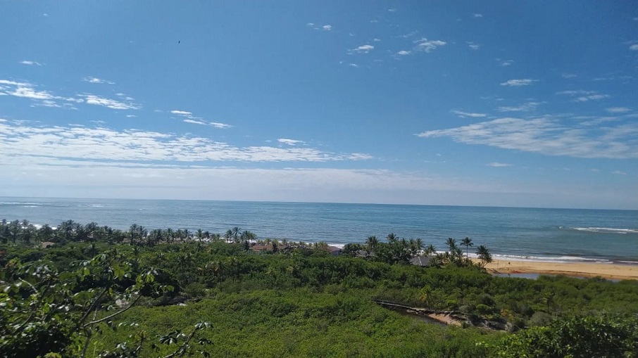 A Praia dos Nativos, em Trancoso (BA). Foto: Rafael Nascimento