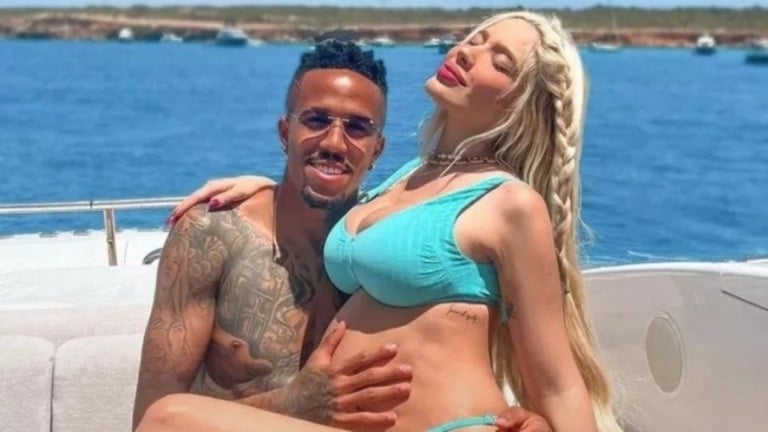 Grávida e com dores, Karoline Lima reclama de Militão: 'Na balada'