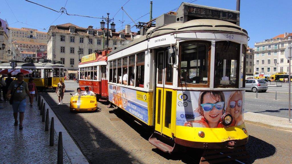 O bonde, por lá conhecido como 