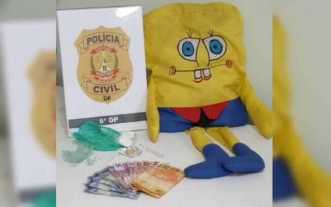 mochila de  bob esponja