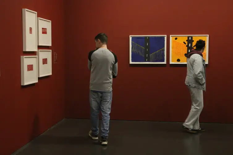 São Paulo (SP), 30/06/2023 - Mostra Sheroanawe Hakihiiwe: tudo isso somos nós, com curadoria de André Mesquita e David Ribeiro, no Museu de Arte de São Paulo Assis Chateaubriand - MASP. Foto: Rovena Rosa/Agência Brasil