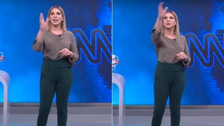 Apresentadora da CNN pausa jornal para tentar matar mosquito; assista