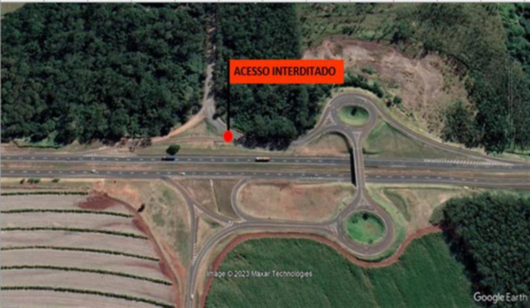 Obra emergencial interdita acesso da Raposo Tavares em Maracaí