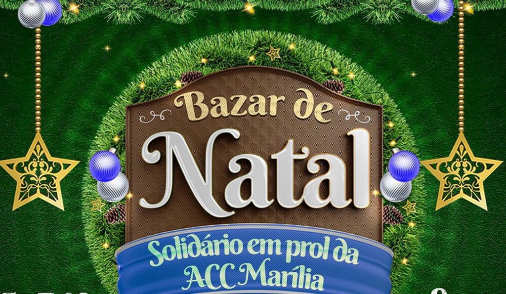 ACC faz bazar de Natal e arrecada para projetos sociais em Marília