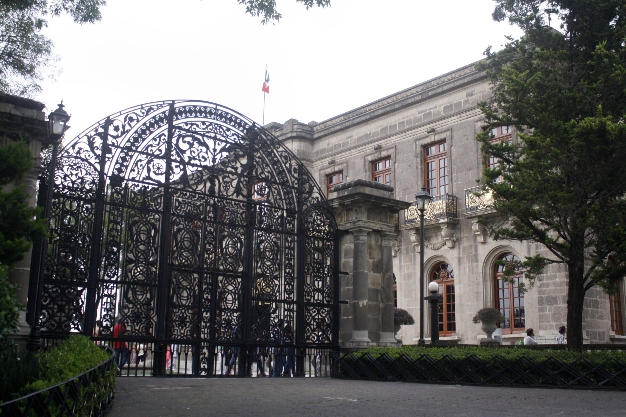 Vale a visita: Parque de Chapultepec, onde está o Castelo de Chapultepec, em destaque a foto. Foto: Nina Ramos/iG